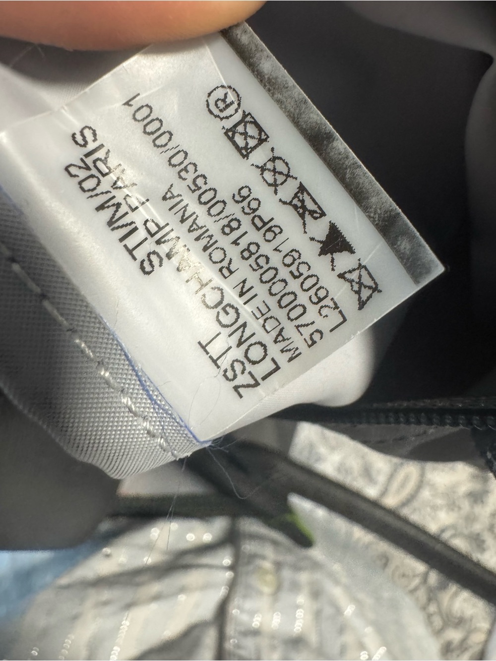 Longchamp Black Le Pliage Tote with Leather Trim - Picture 5 of 5